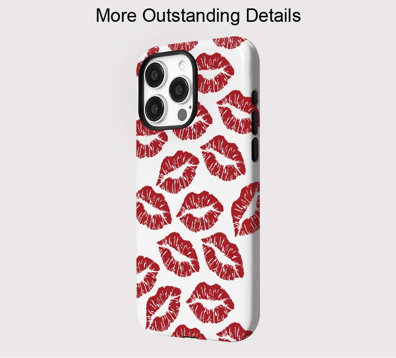 PHONE Red Lip Print Case