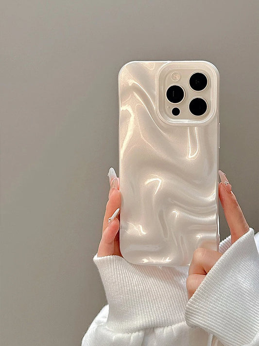 Glossy Pearl Wave Case