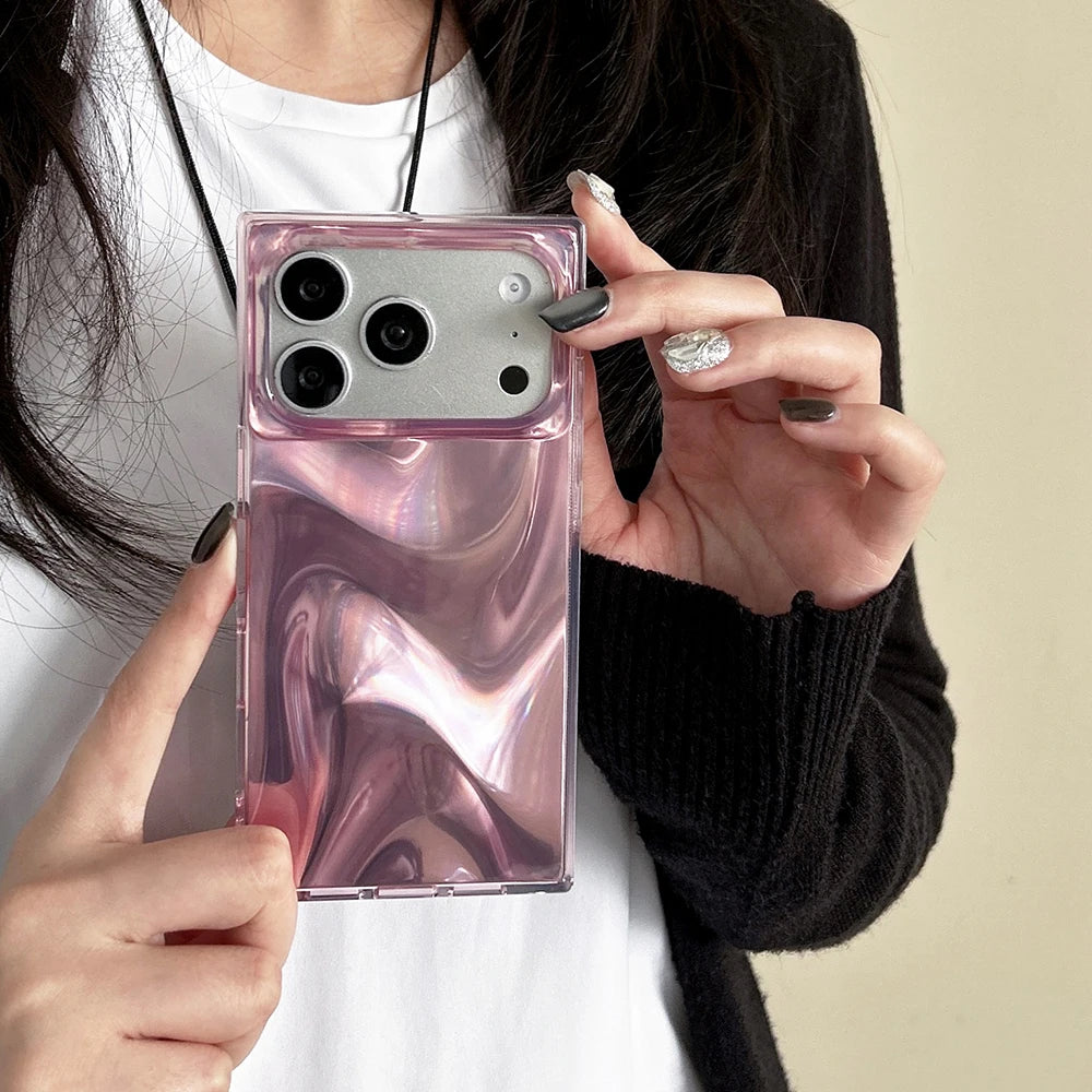 Rose Chrome Mirror Case