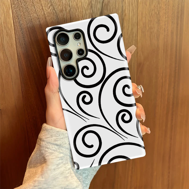 Samsung Galaxy Minimal Spiral Line Case