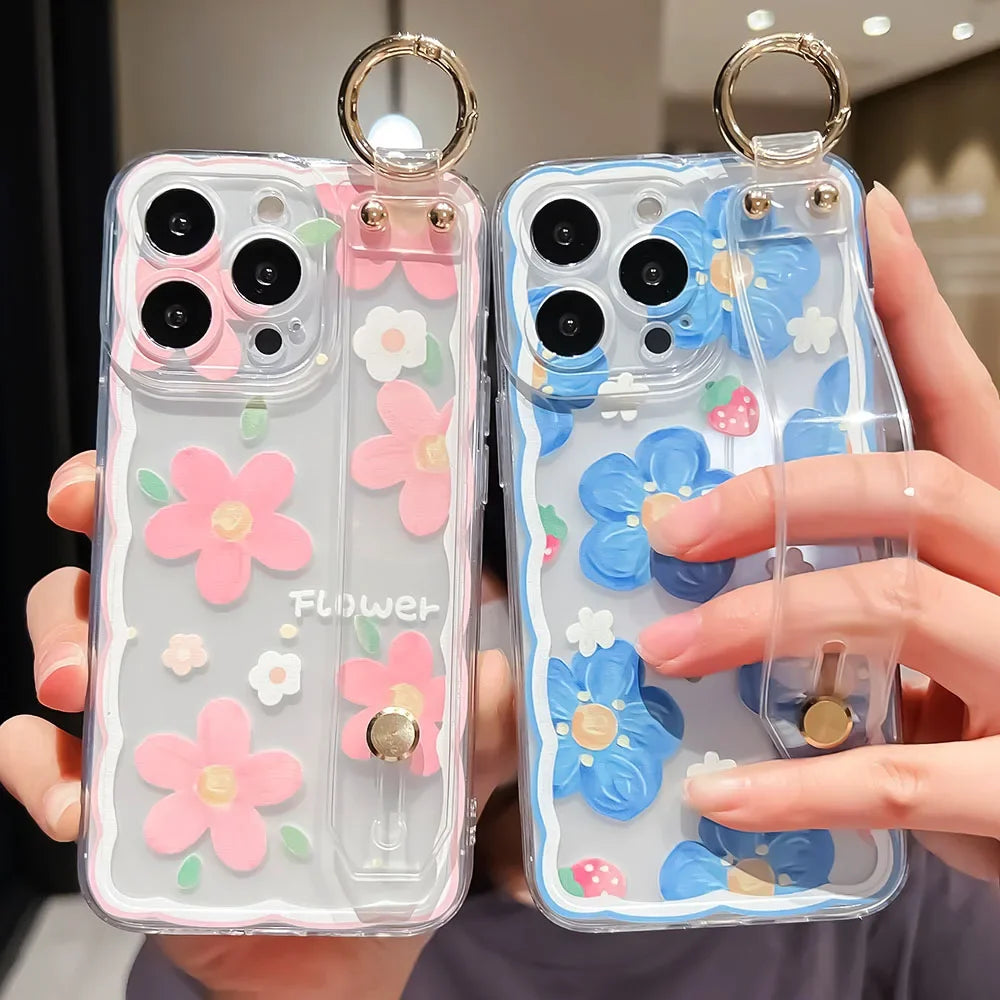Pretty Bloom Phone Holder Case for Samsung