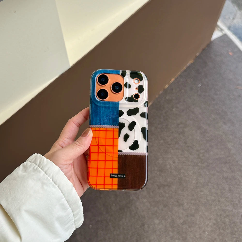 Colorblock Patch Case