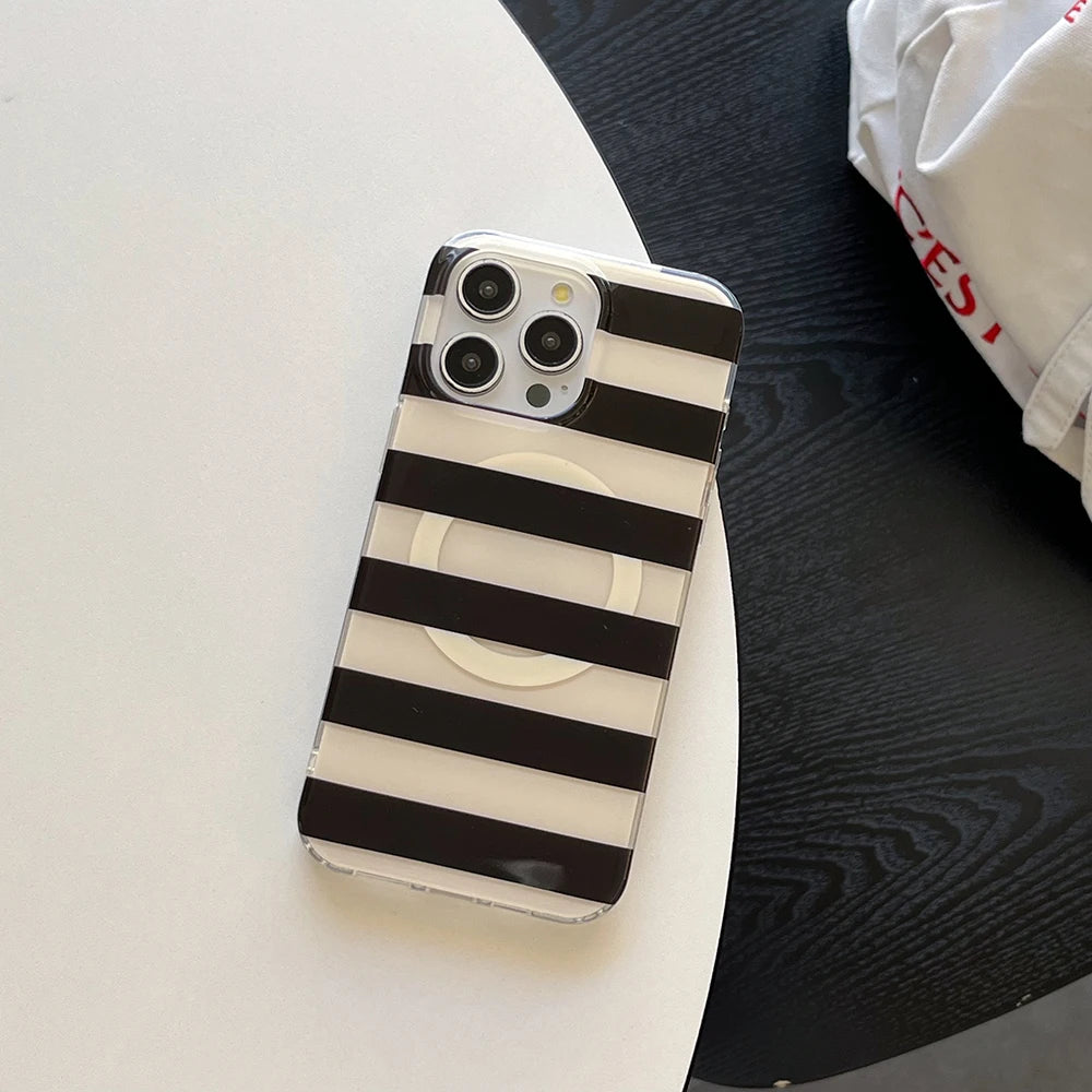 Minimal Block Stripe Case - MagSAFE