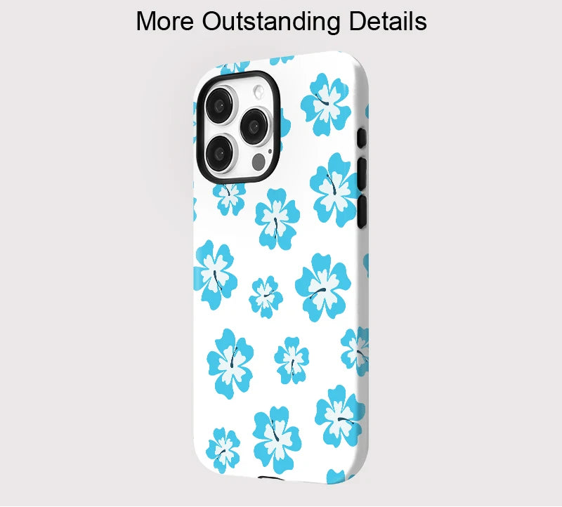 IPHONE Blue Daisy Floral Case