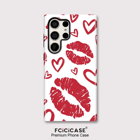 Samsung Galaxy Love Heart Lips Case
