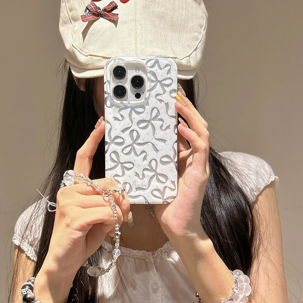 Bow Clear Phone Case