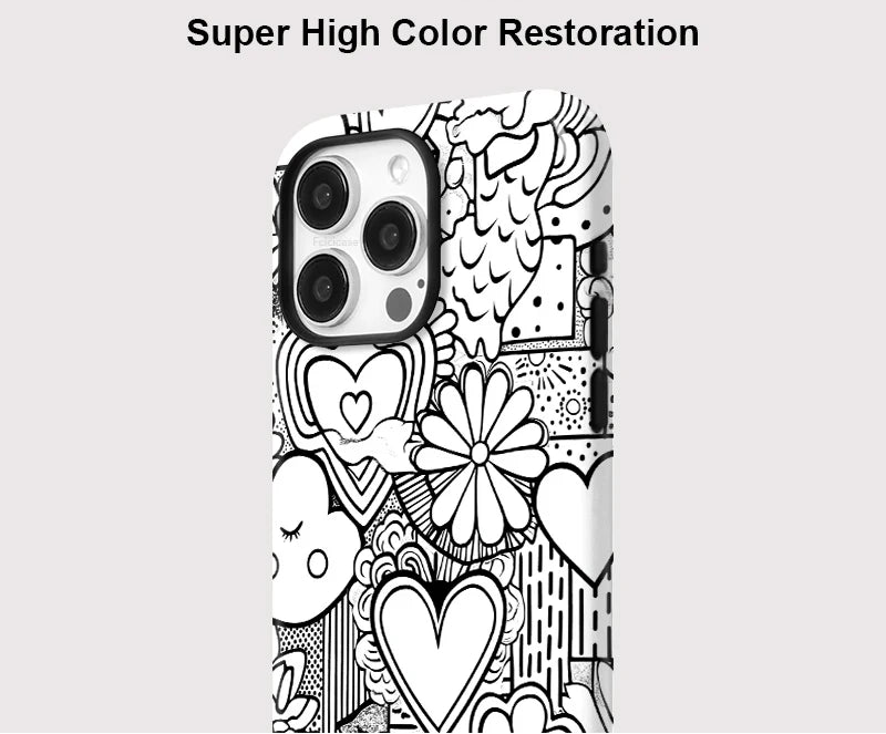IPHONE Doodle Heart Garden Case