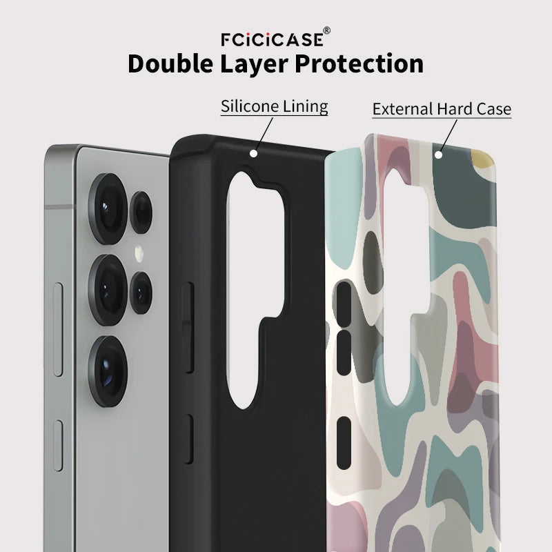 Samsung Galaxy Soft Camo Pastel Case