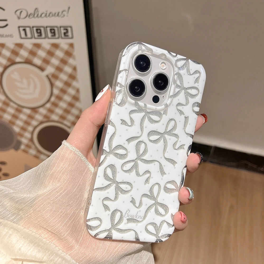 Bow Clear Phone Case