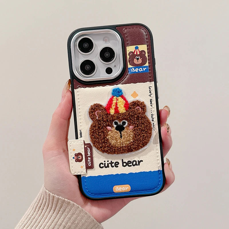 Retro Bear Twins Case