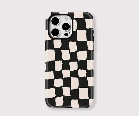IPHONE Bold Checker Statement Case