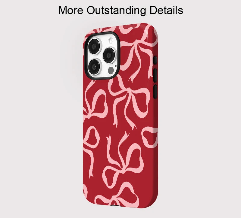 IPHONE 17 Crimson Art - Magnetic Cover